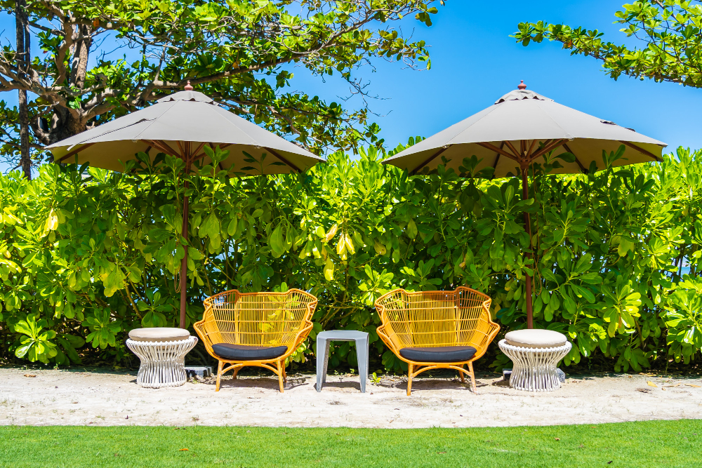 Garden Covered Seating Area