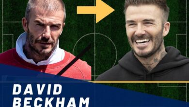 David Beckham Bald