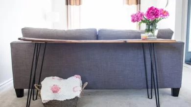 hairpin leg console table