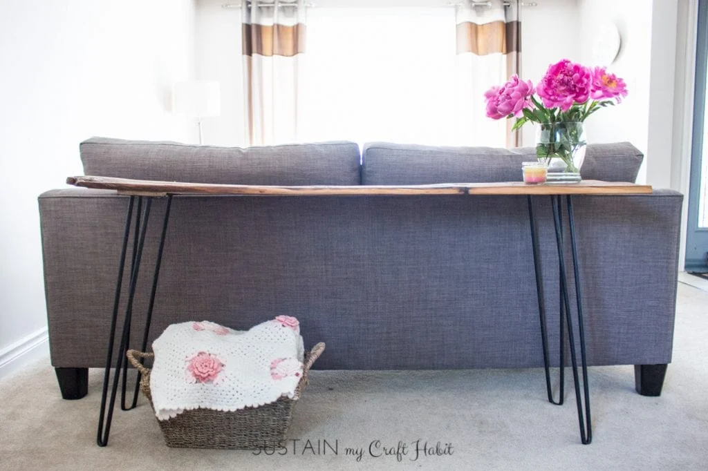 hairpin leg console table