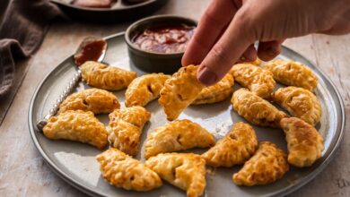 cheese and onion pasties