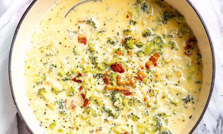 Broccoli and Cauliflower Soup