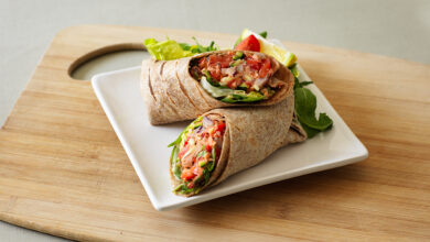 salmon wrap