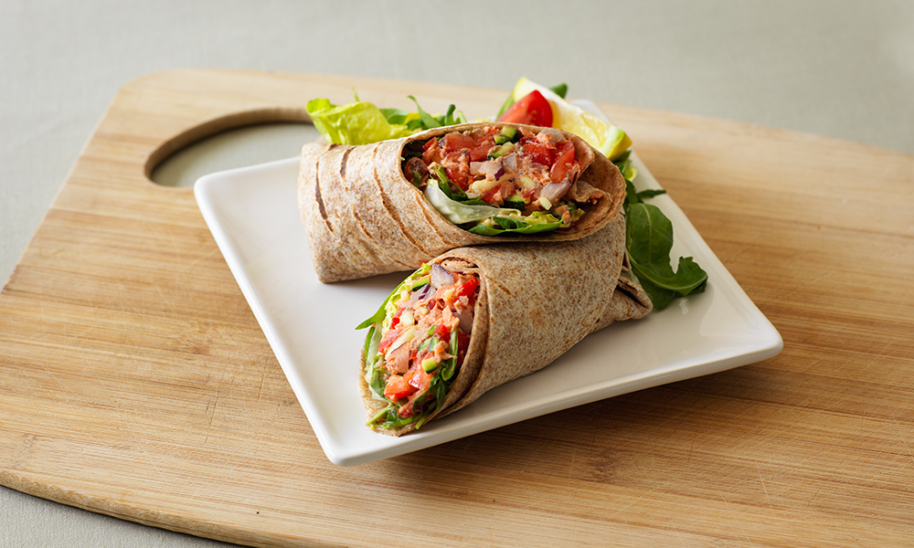 salmon wrap