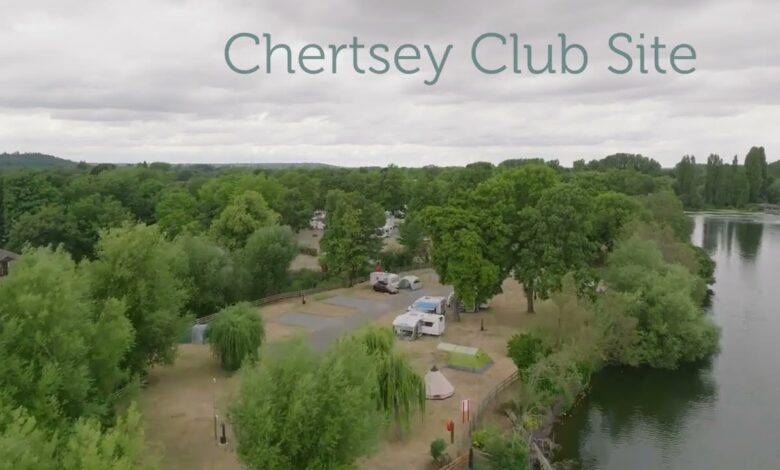 chertsey camping and caravanning club site