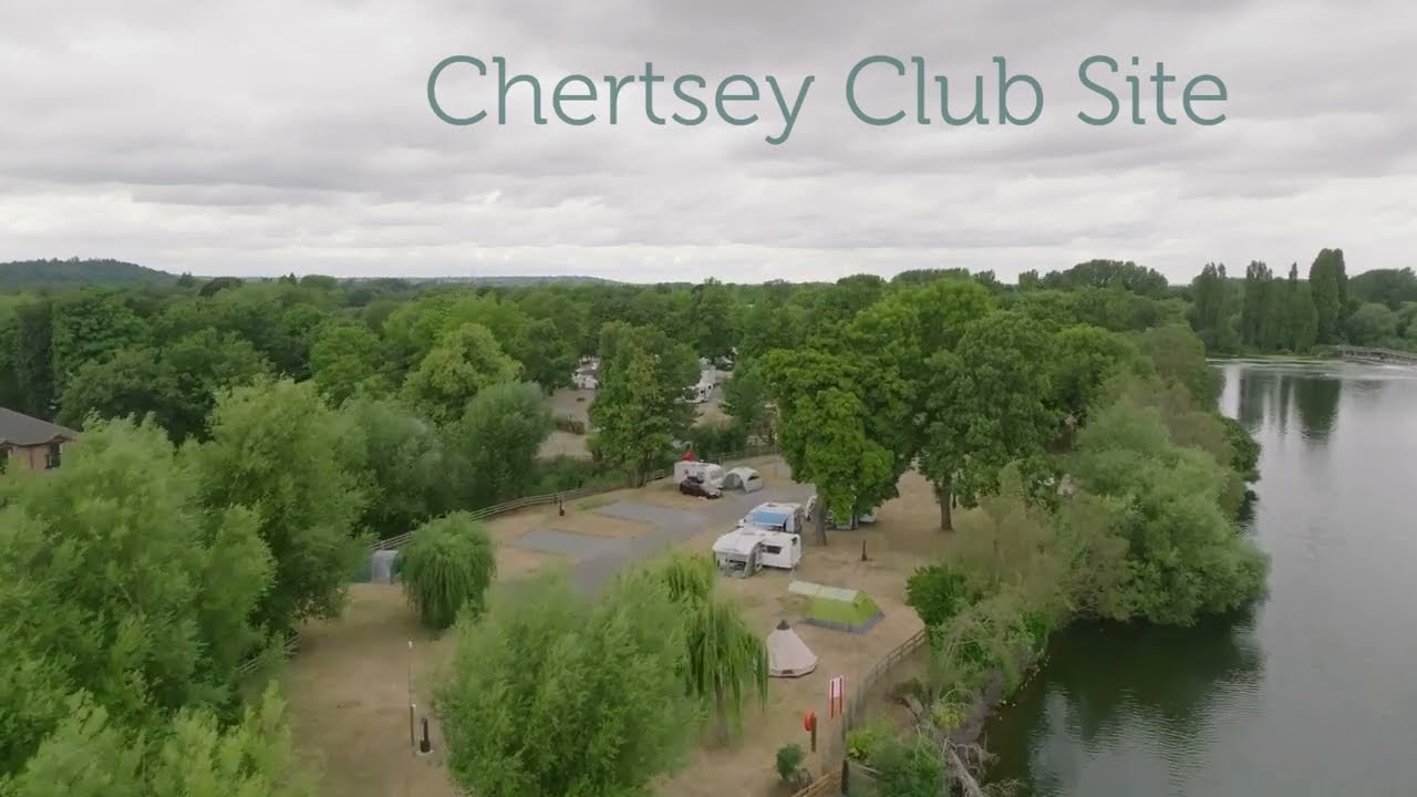 chertsey camping and caravanning club site