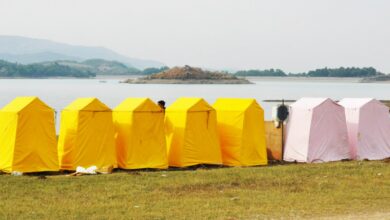 Toilet Tent and Toilet