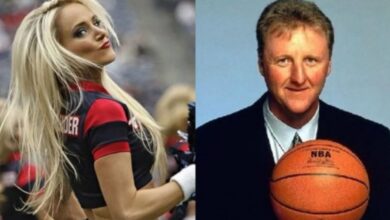 Larry Bird and Daughter