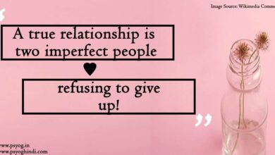 A True Relationship is Two Imperfect People Refusing