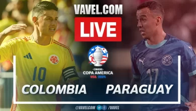 Colombia National Football Team vs Paraguay National Football Team Timeline